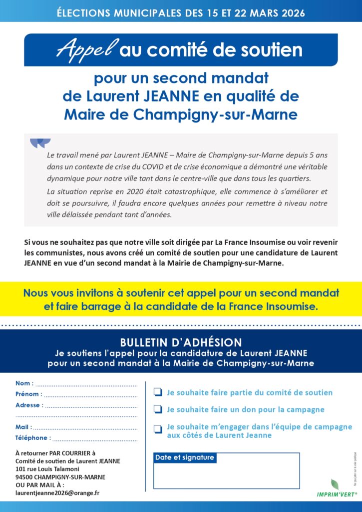 Appel au comité de soutien